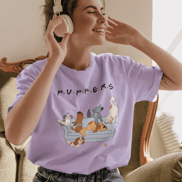 Puppers Unisex Oversized T-shirt - Cute Stuff India
