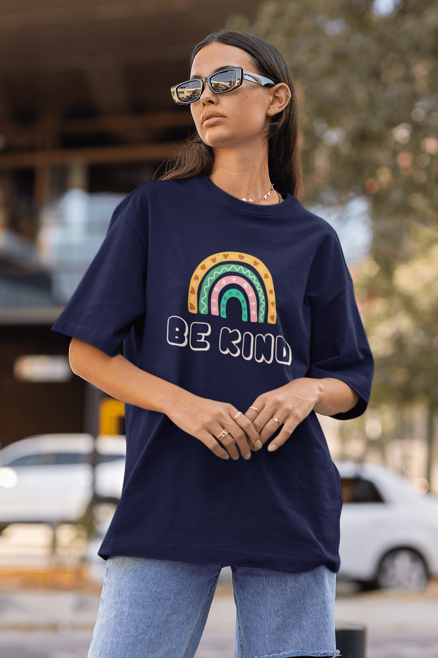 Be kind Over-size Tees- Unisex - Cute Stuff India