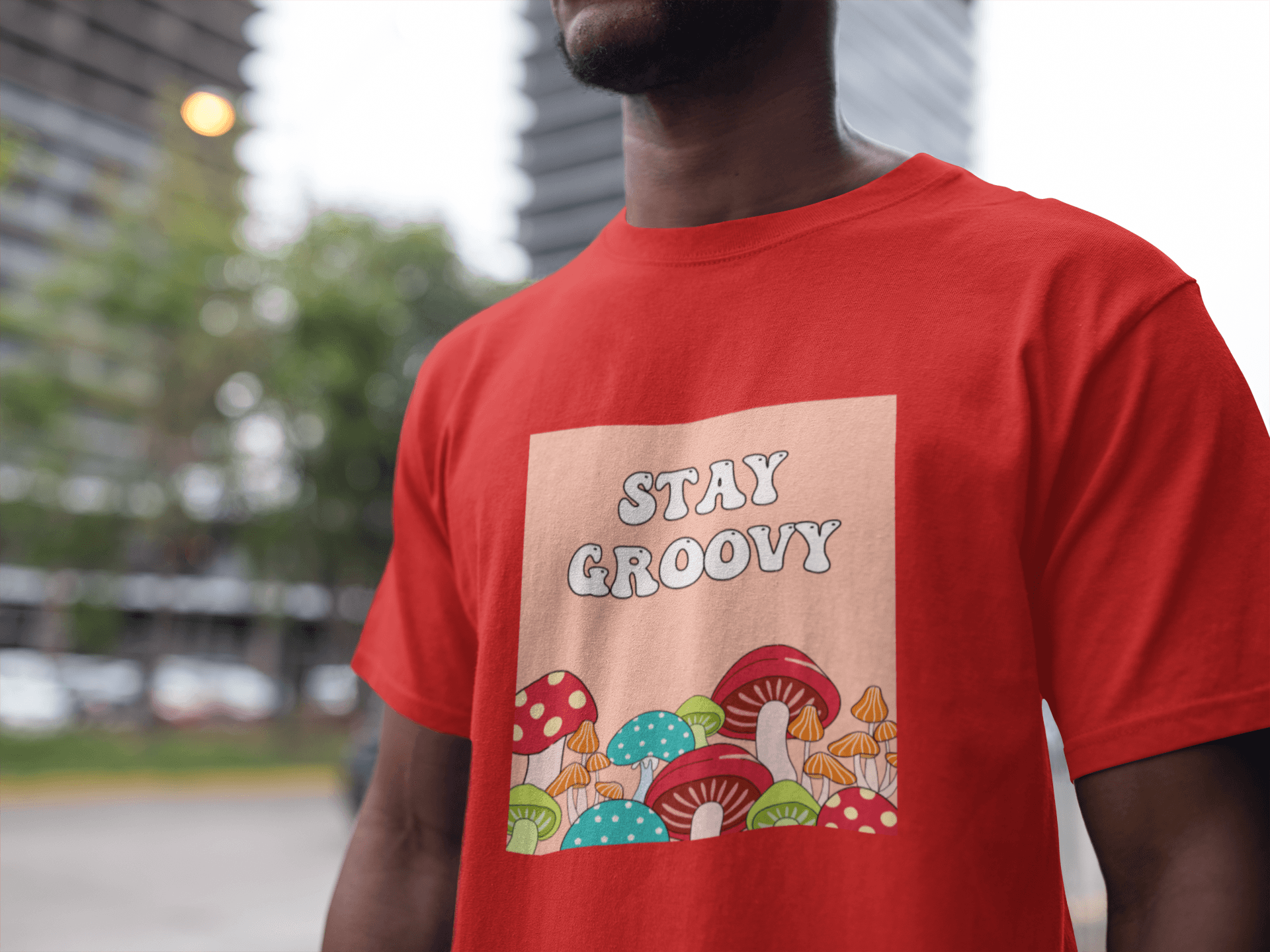 Groovy Forest T-shirts- Men - Cute Stuff India