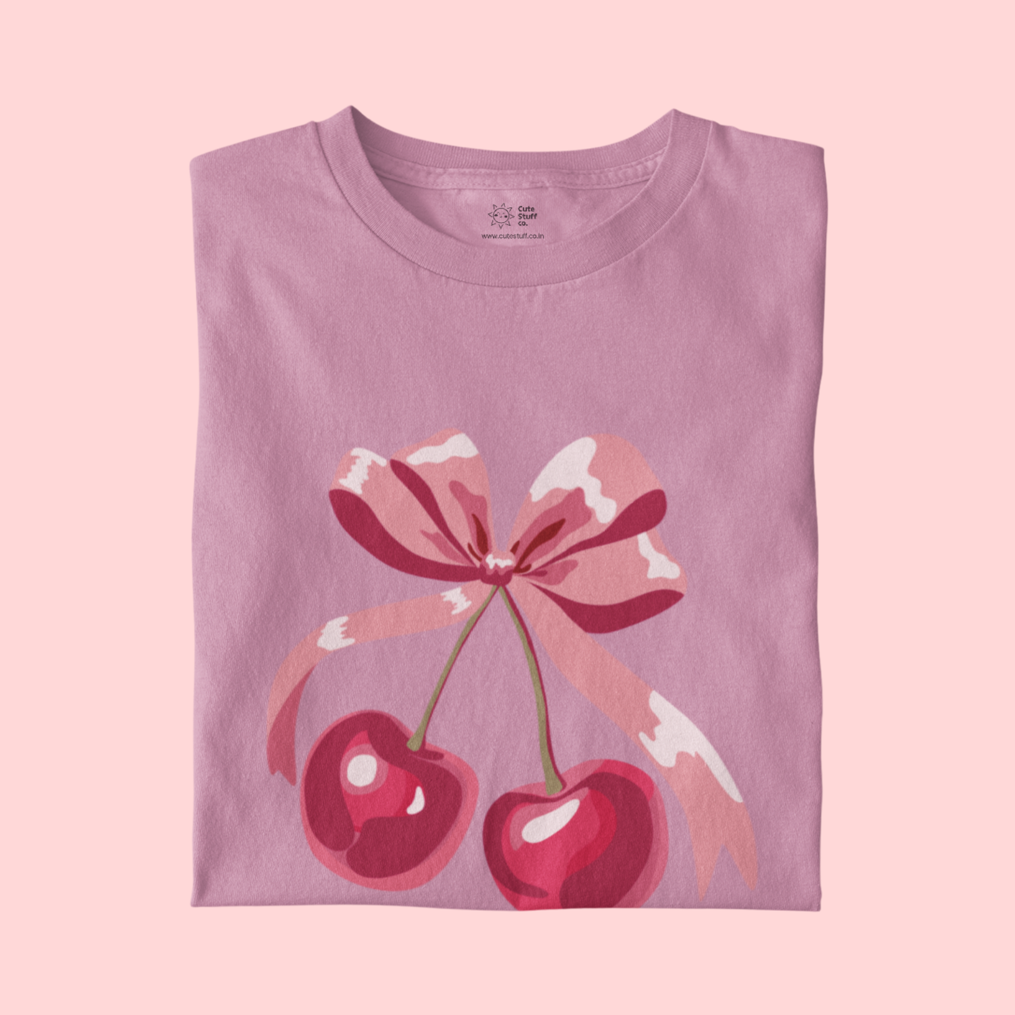 Bow And Cherry T-shirts