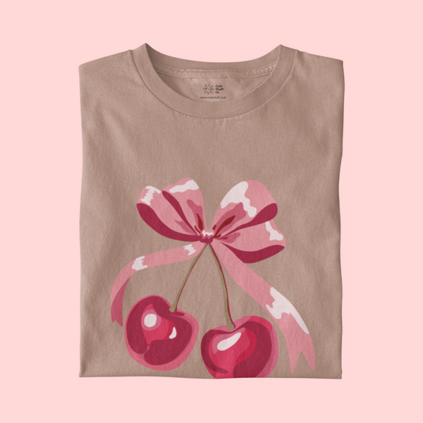 Bow And Cherry T-shirts