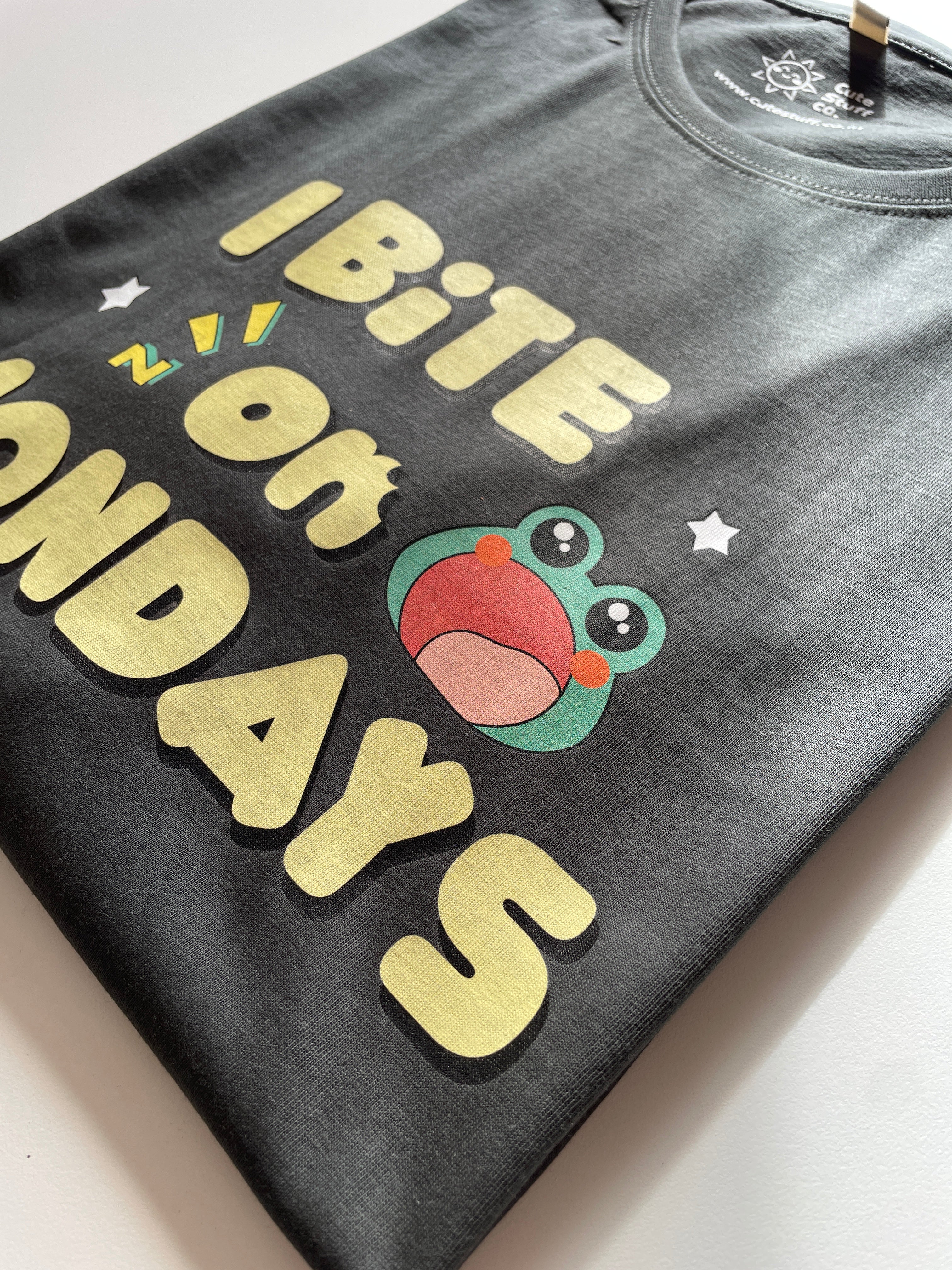 I Bite On Mondays Regular Fit T-shirts - Unisex