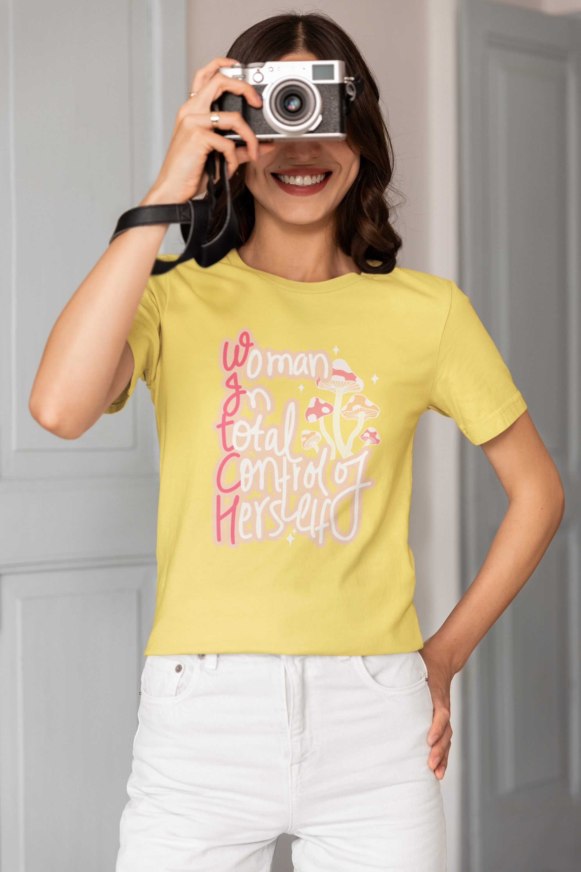 Witch: Women In Total Control of Herself- Regular Fit Tees- 180 GSM