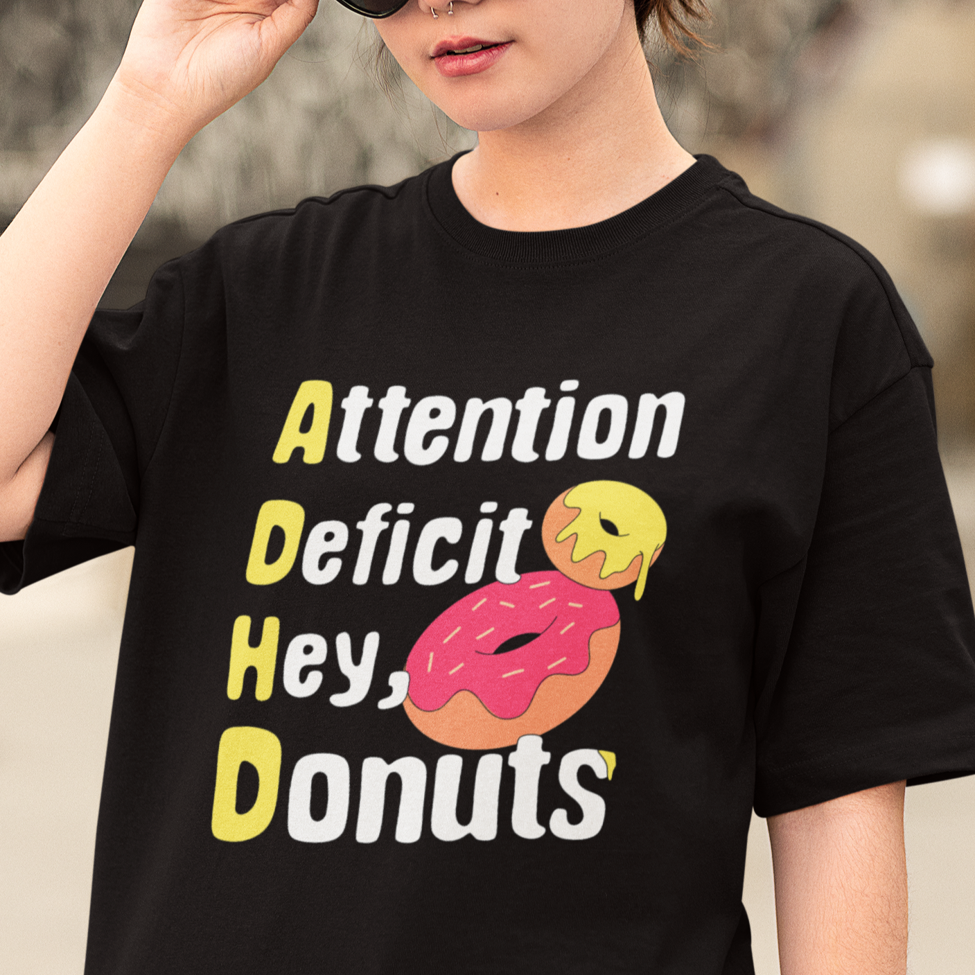 ADHD Oversized T-shirts - Unisex 240GSM heavy weight