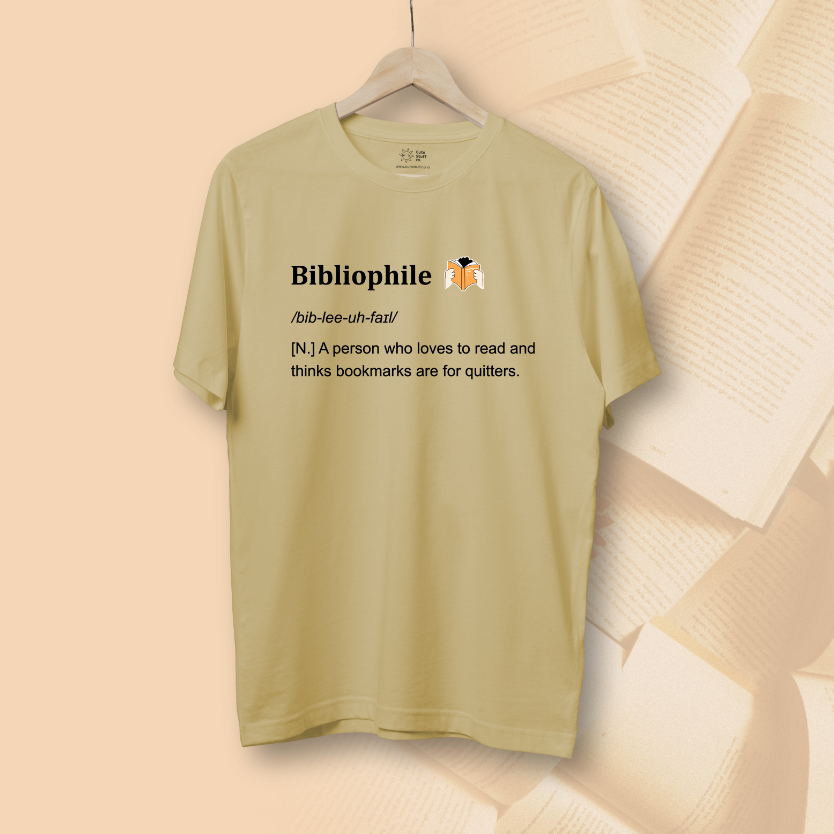 Bibliophile Unisex Oversized T-shirts