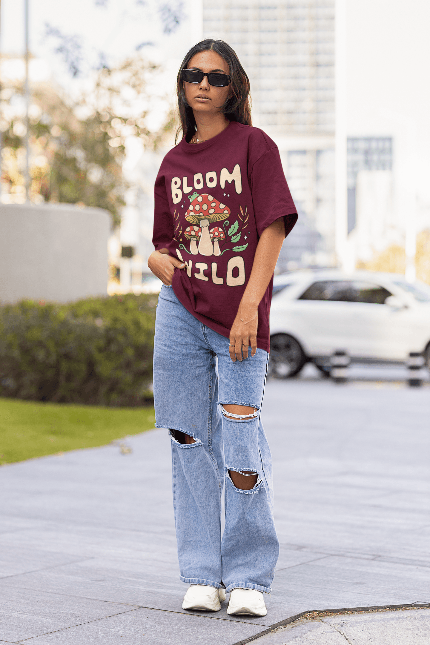 Bloom Wild Unisex T-shirts- Oversized Fits