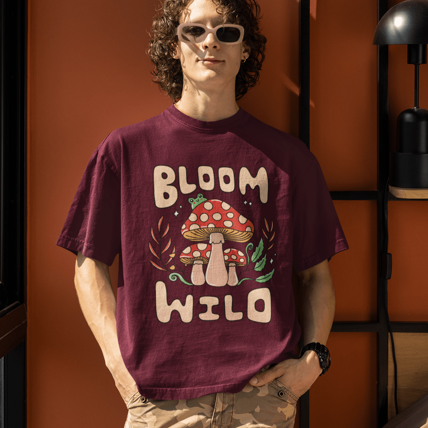 Bloom Wild Unisex Oversized T-shirts - Cute Stuff India