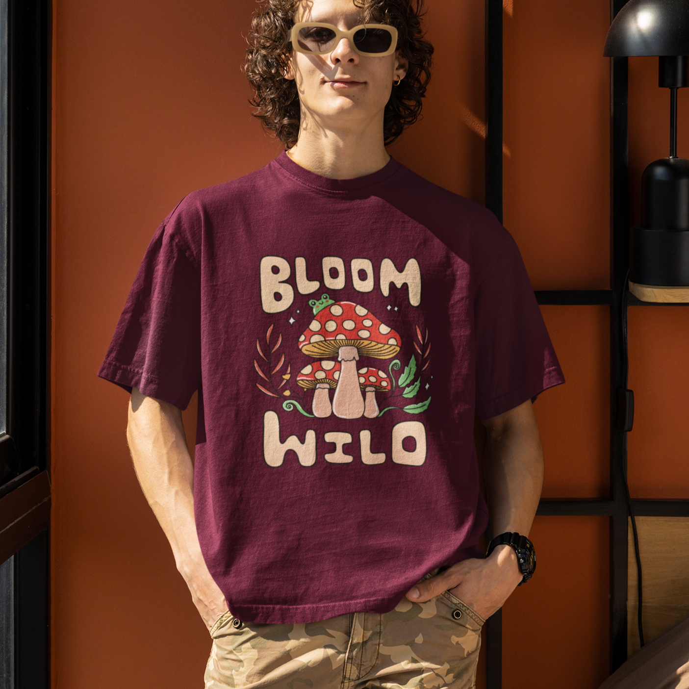 Bloom Wild Unisex Oversized T-shirts