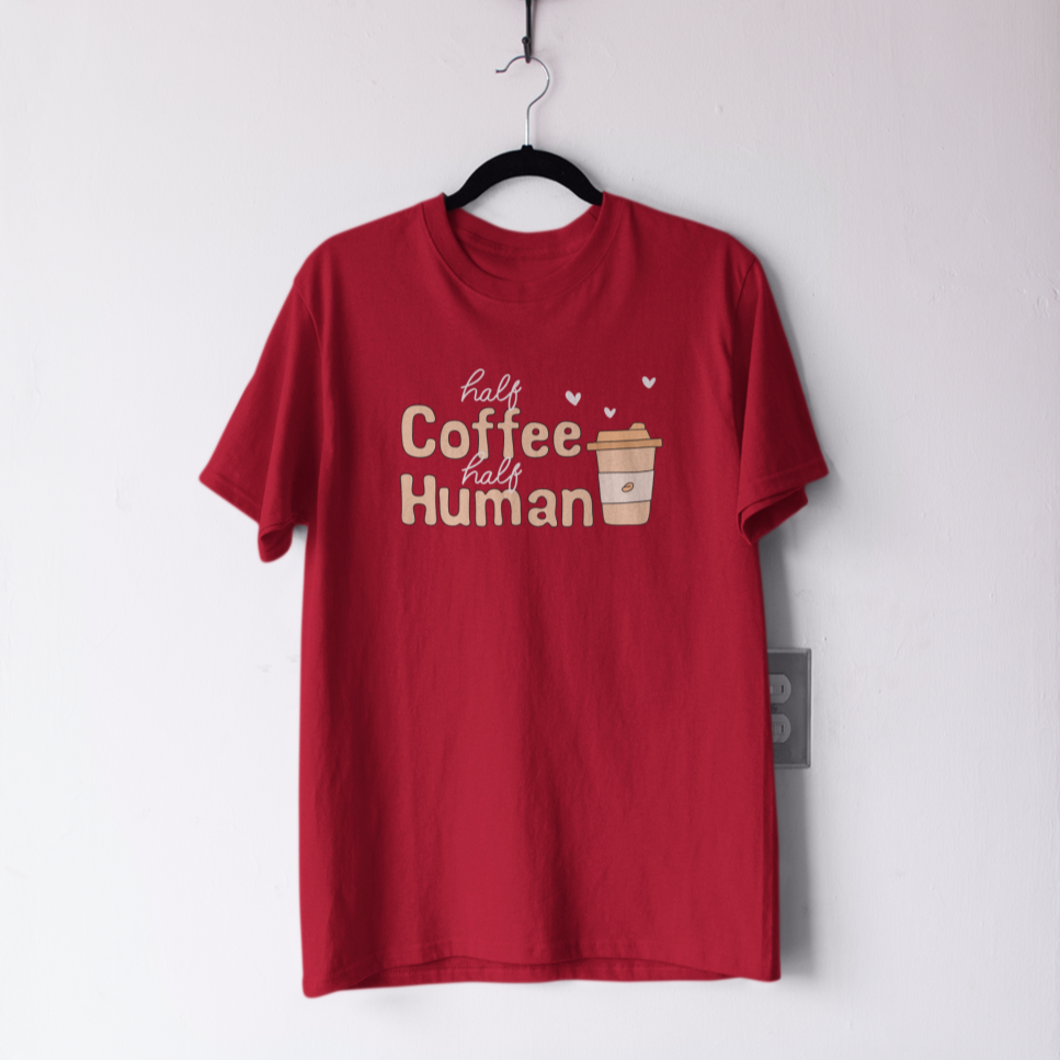 Coffee Human Unisex Oversized T-shirts
