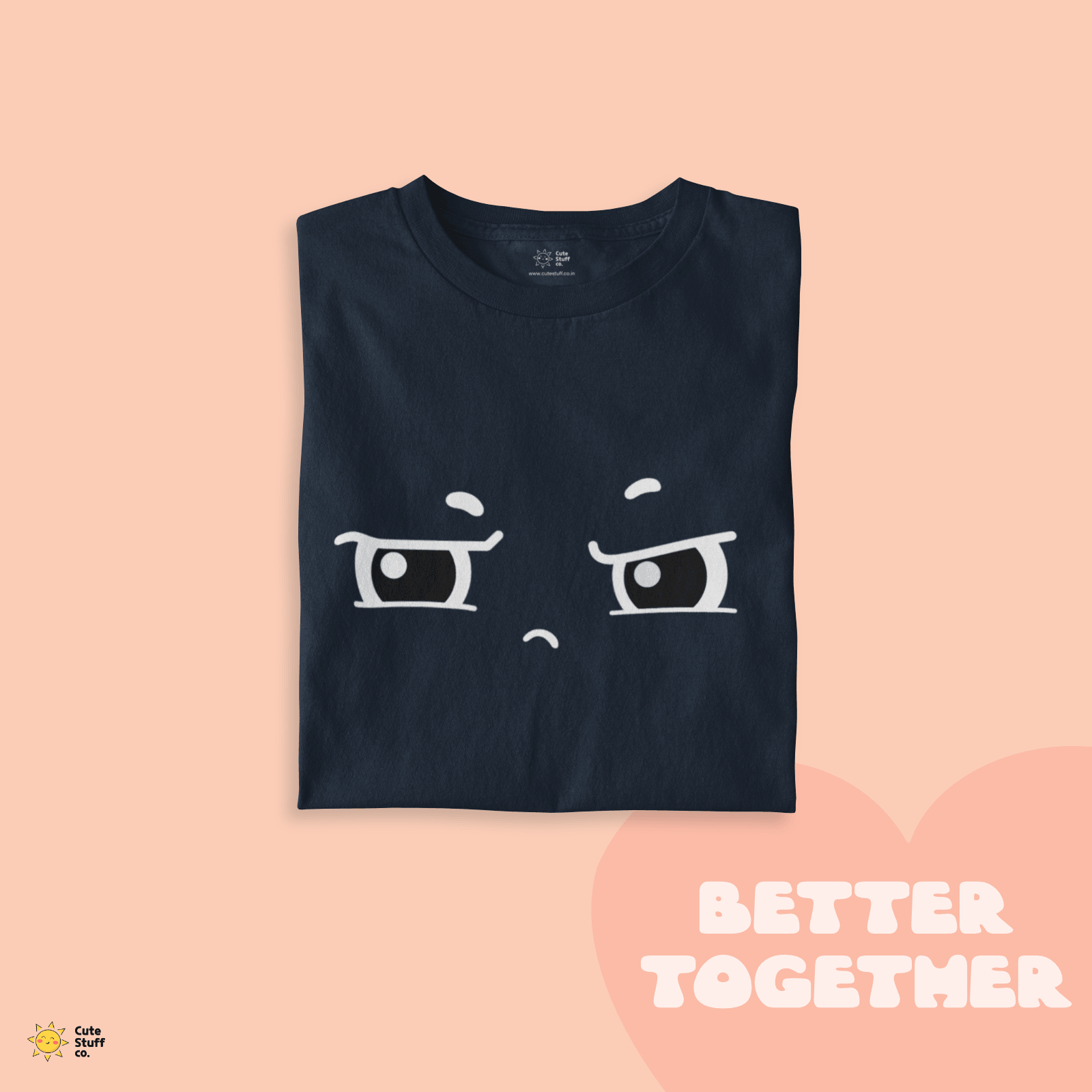 Cheeky and Crabby Unisex Oversized T-shirts - Better Together