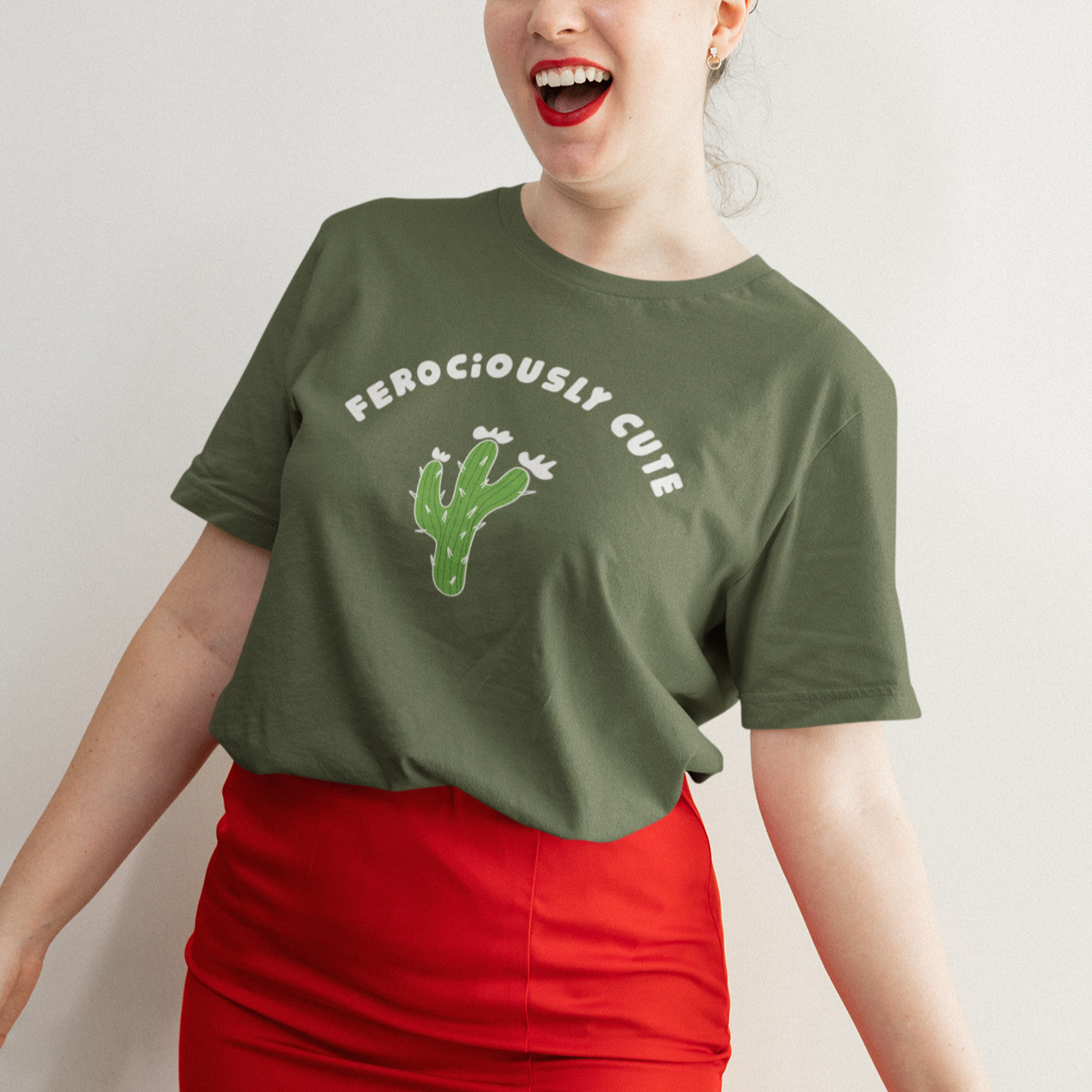Ferociously Cute Oversized T-shirts- Unisex