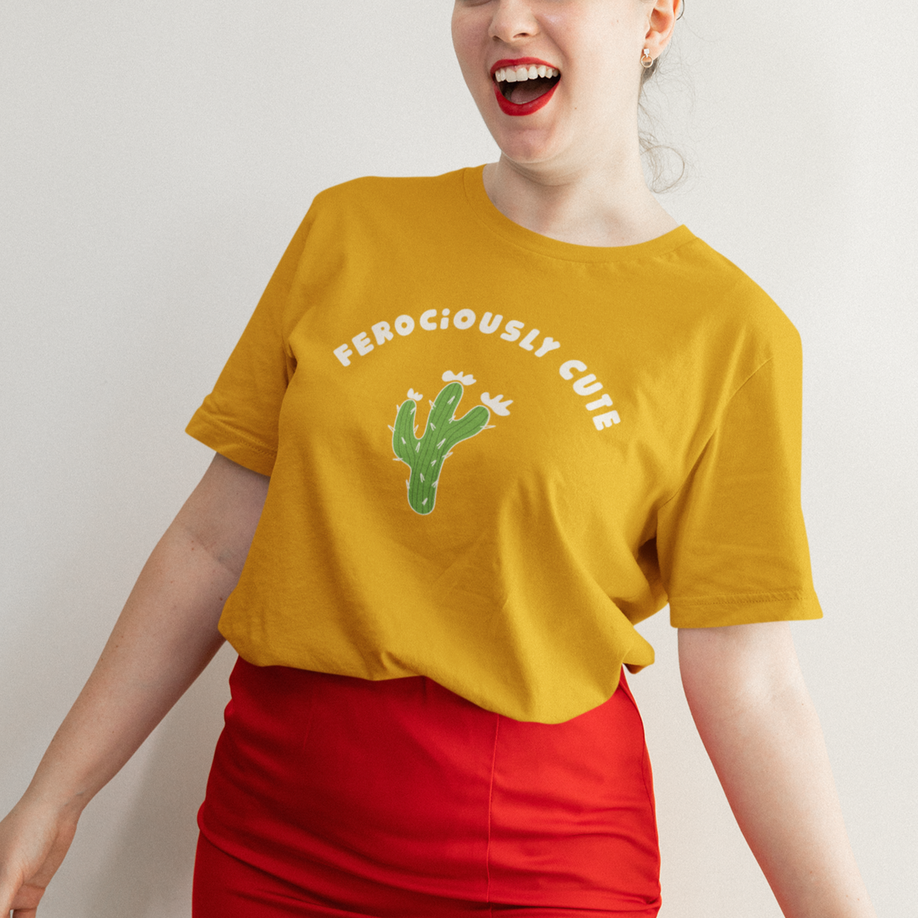 Ferociously Cute Oversized T-shirts- Unisex