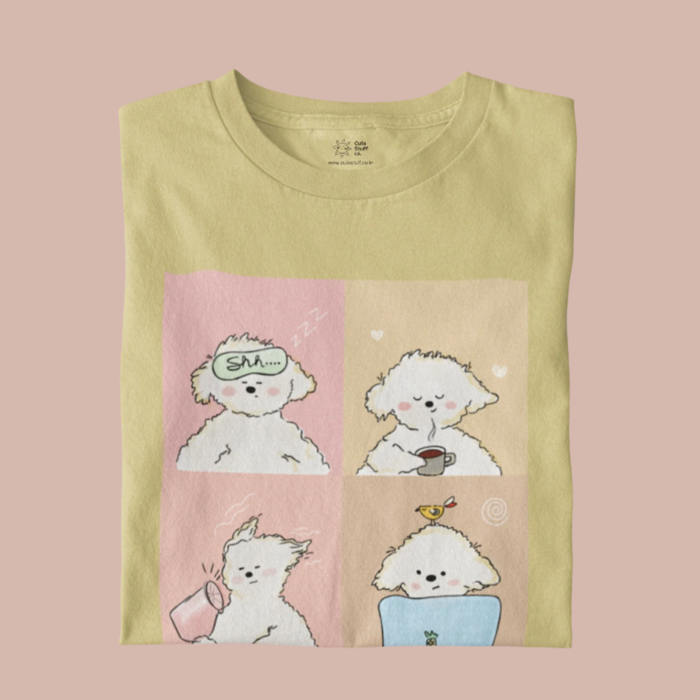 Fluff Ball Regular Fit T-shirts- UNISEX