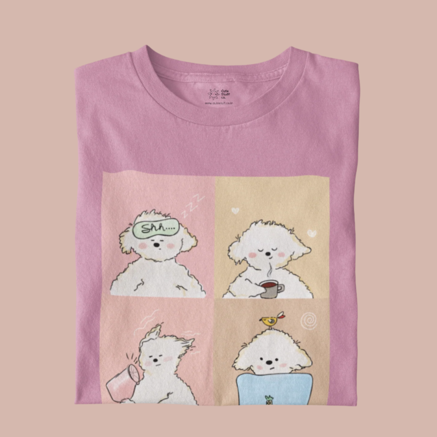 Fluff Ball Regular Fit T-shirts- UNISEX