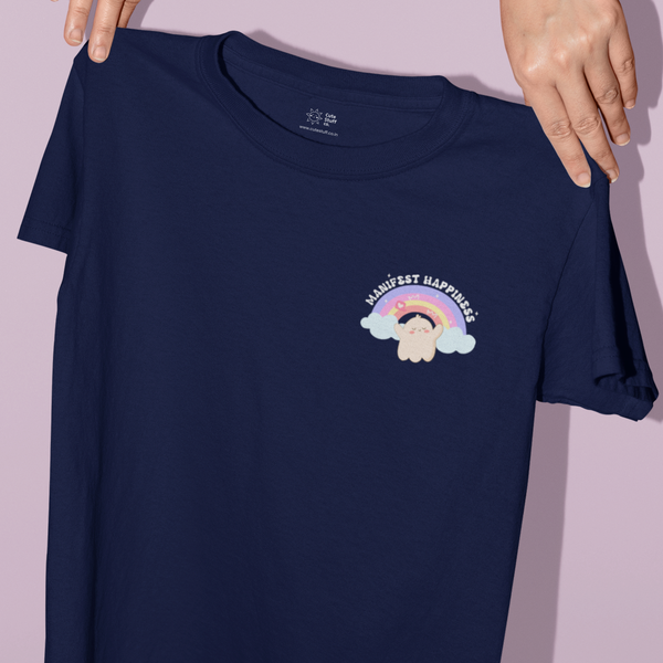 Manifest Happiness Lil Boo Oversized T-shirts- Heavy Weight- 240 GSM