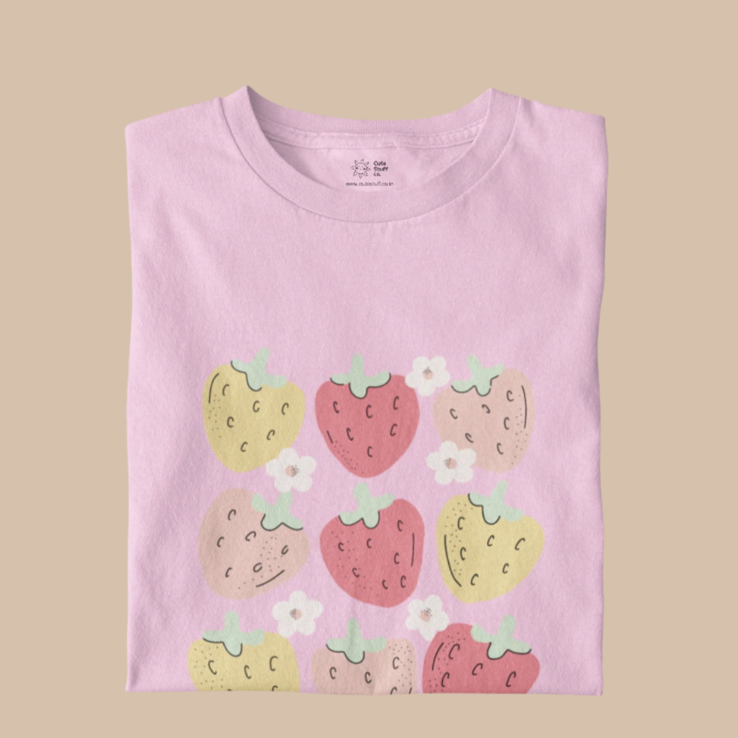 Berry Besties Strawberry 🍓Tshirts- Regular Fit