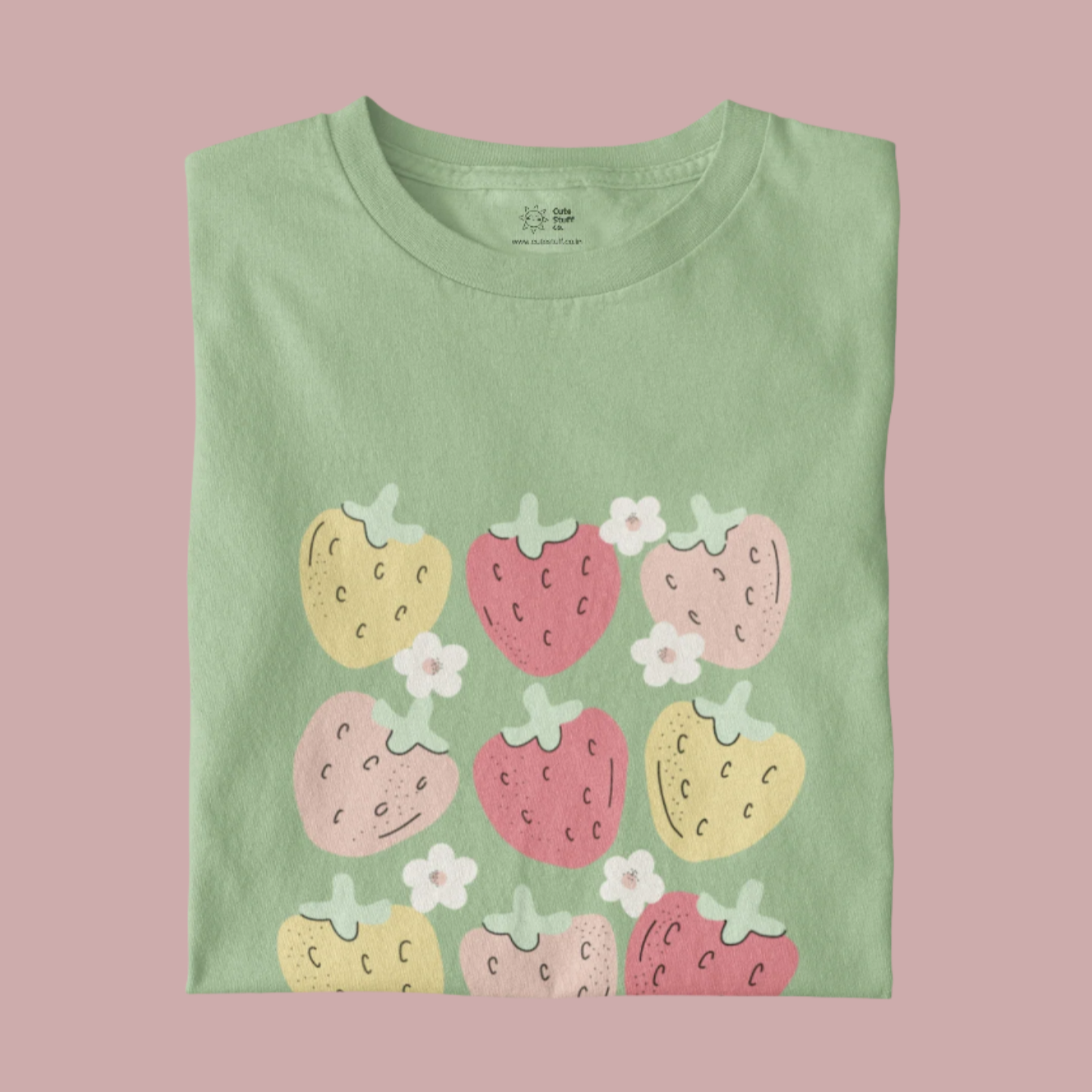 Berry Besties Strawberry 🍓Tshirts- Regular Fit