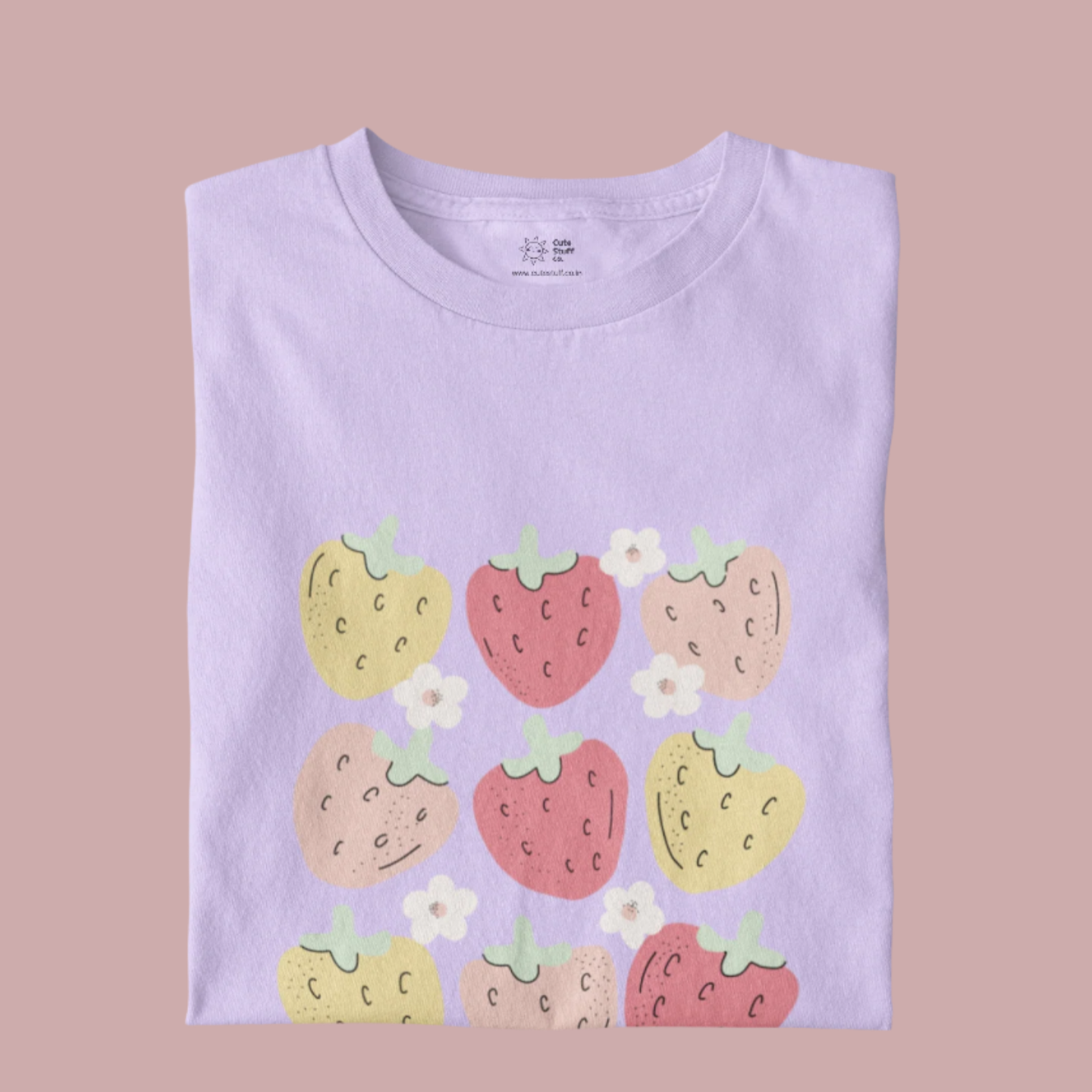 Berry Besties Strawberry 🍓Tshirts- Regular Fit