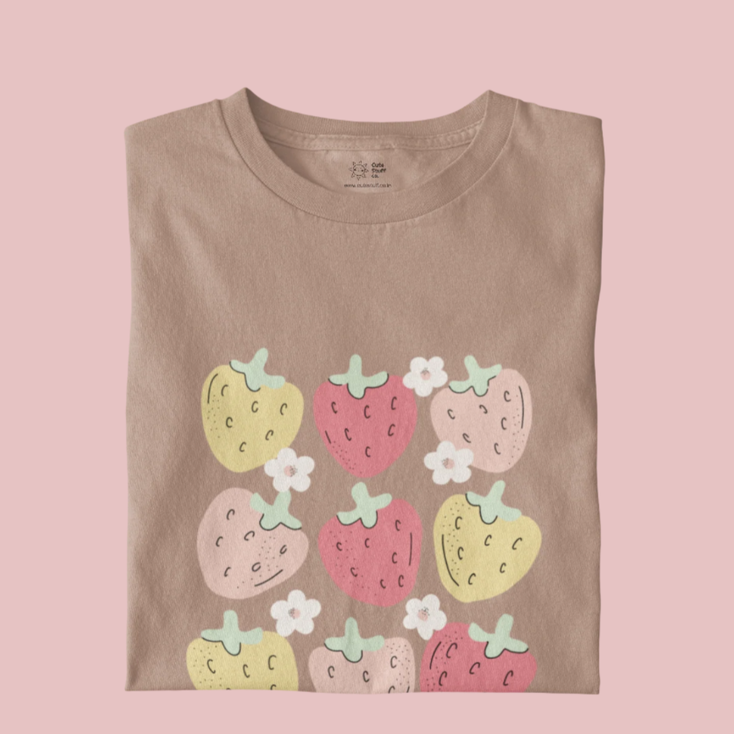 Berry Besties Strawberry 🍓Tshirts- Regular Fit