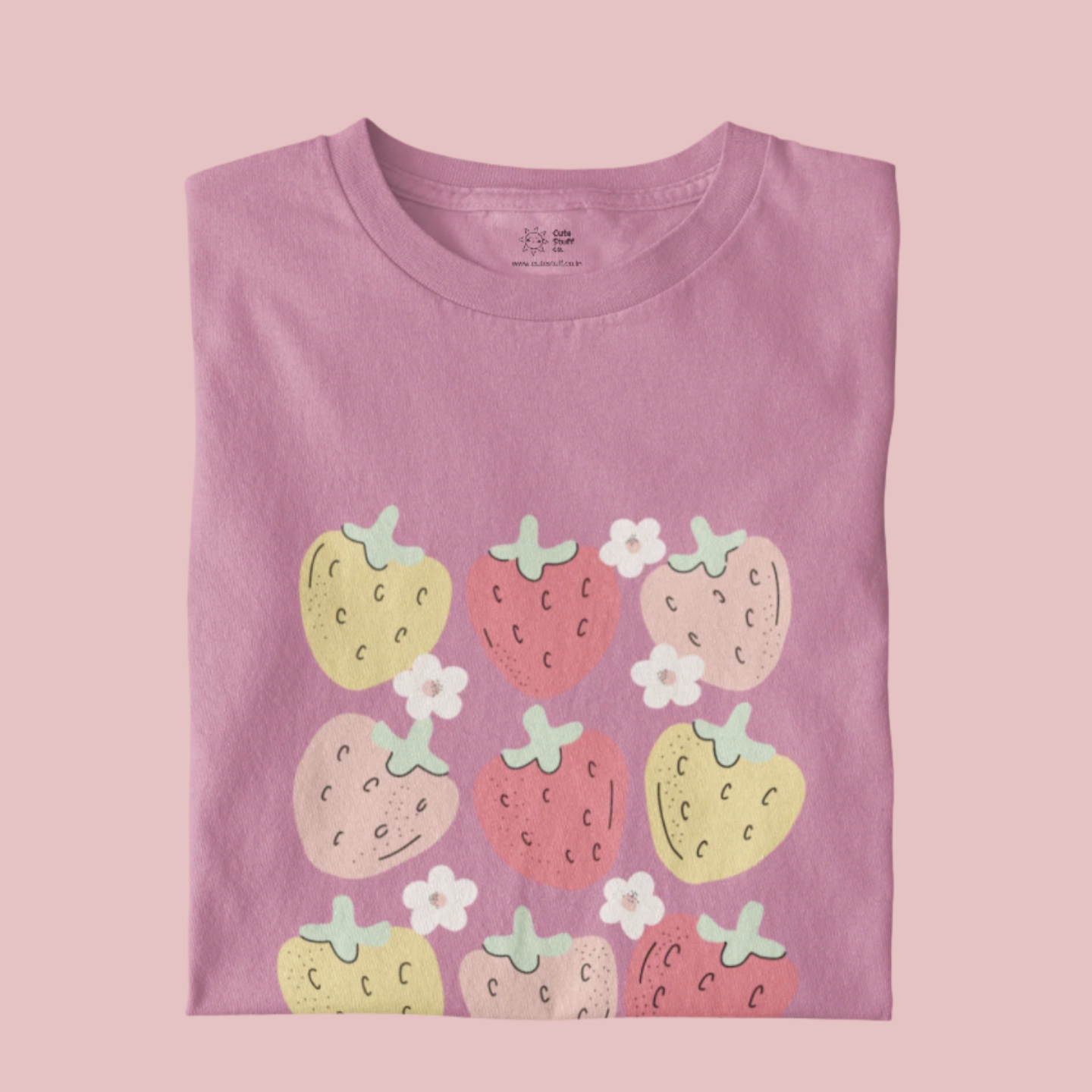 Berry Besties Strawberry 🍓Tshirts- Regular Fit