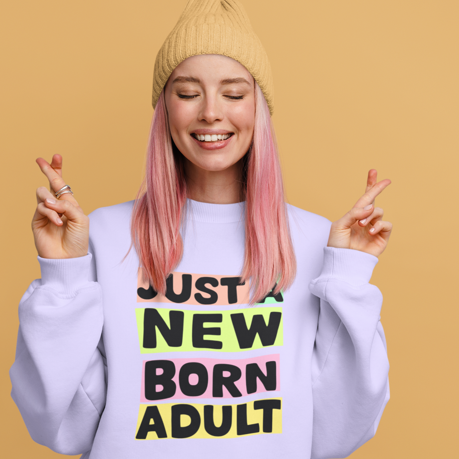 New Born Adult Unisex Sweatshirts