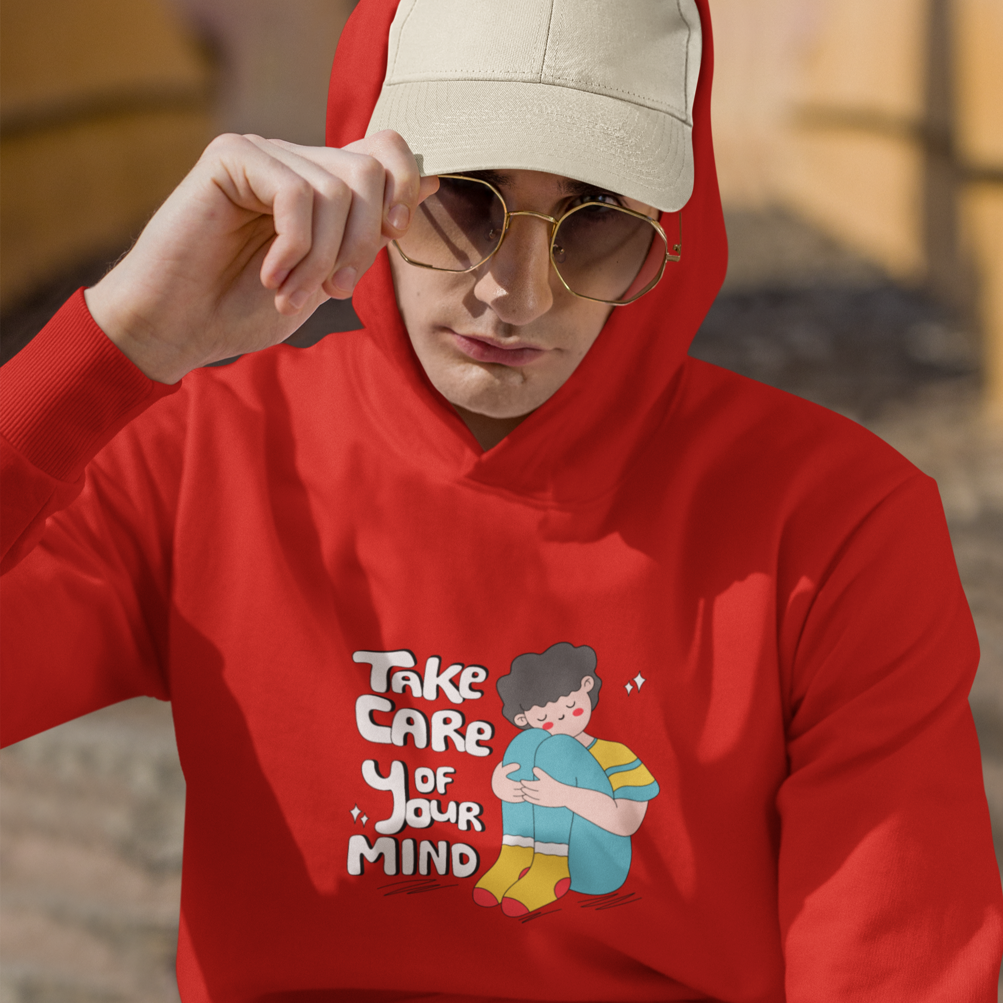 Take Care Of Your Mind Unisex Hoodies, Light Weight