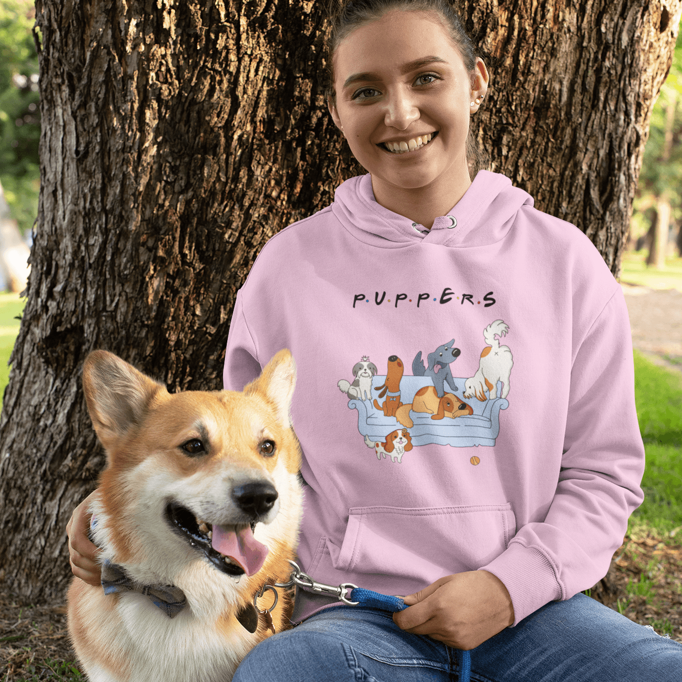 Puppers Hoodies- Pastel Charms - Unisex - Cute Stuff India