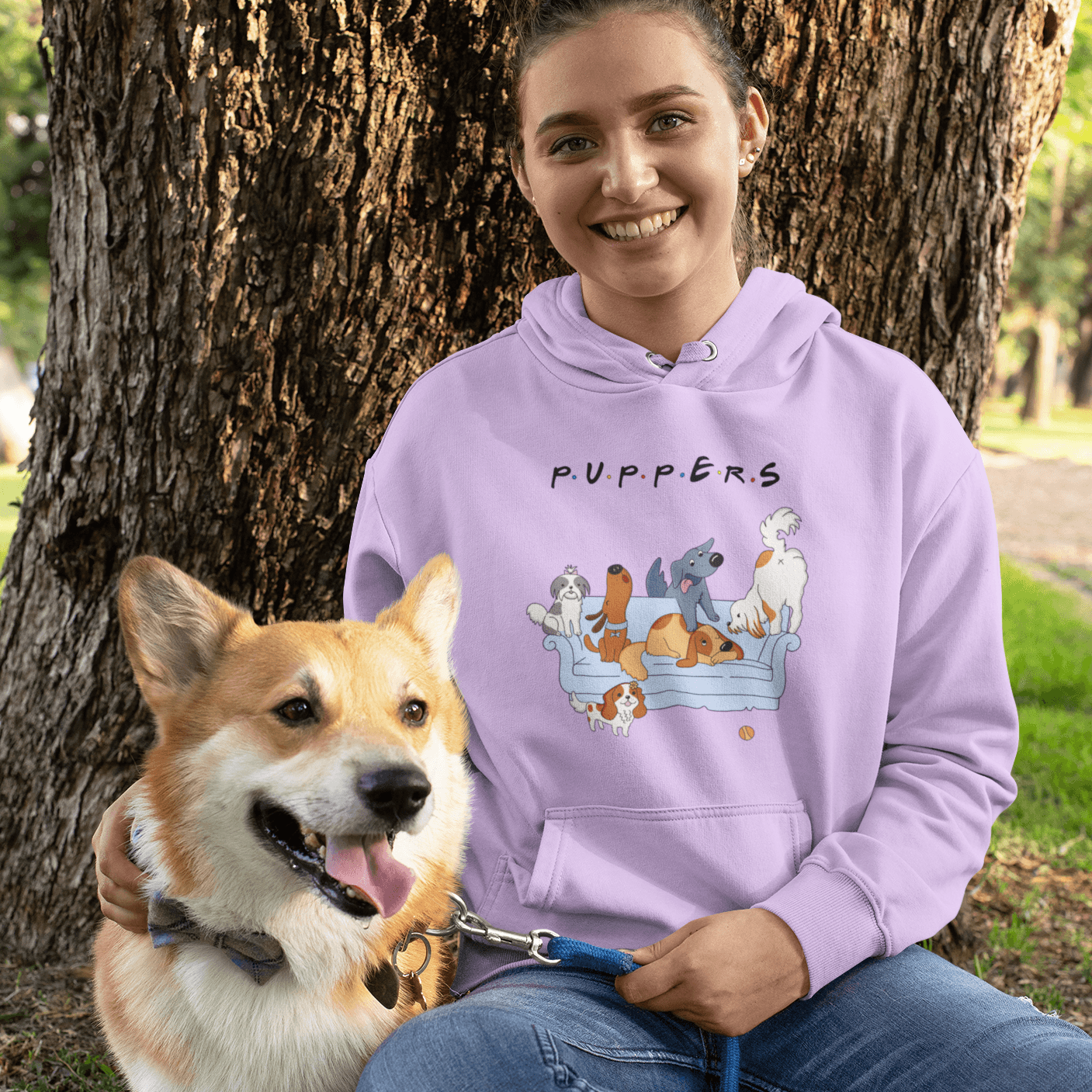 Puppers Hoodies- Pastel Charms - Unisex - Cute Stuff India