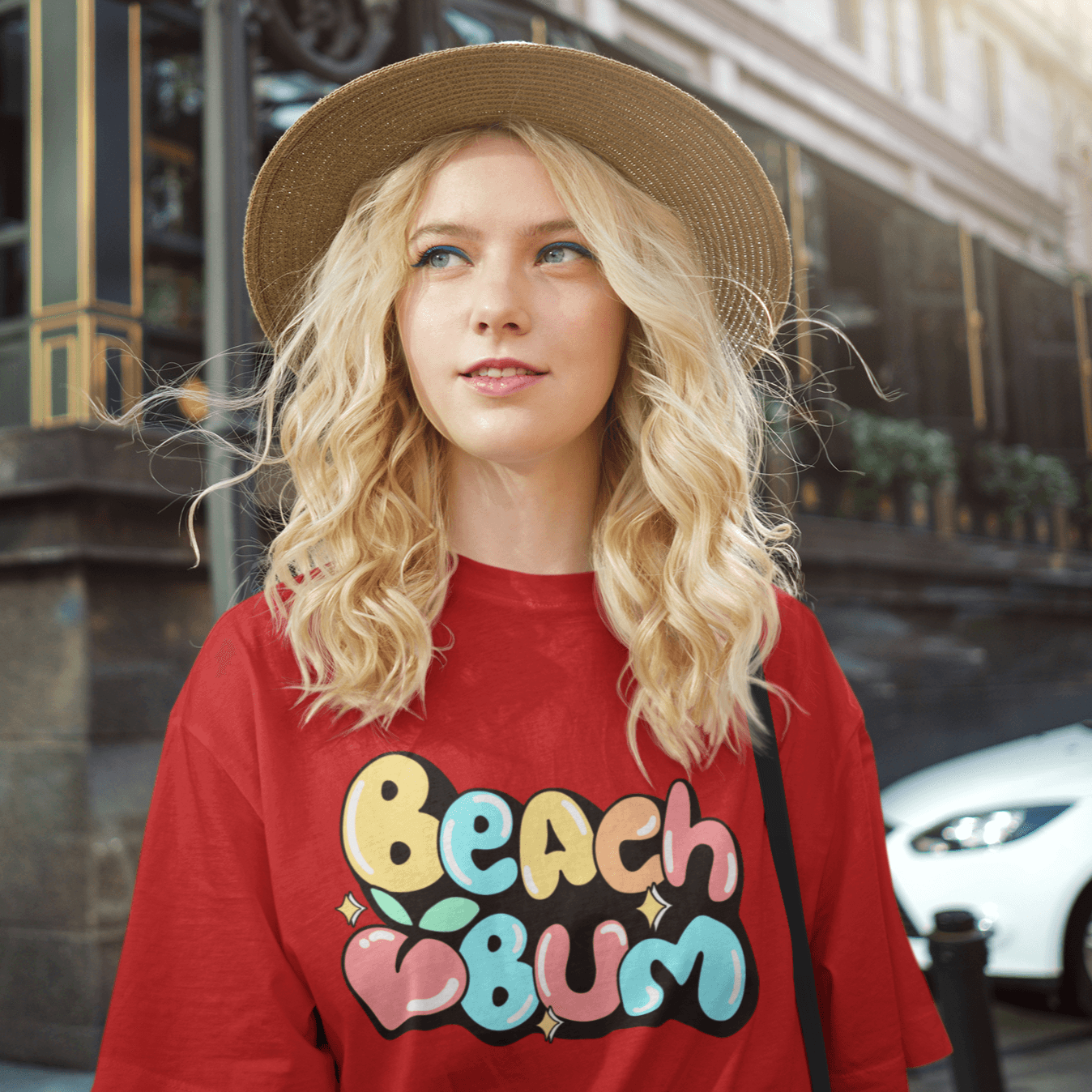 Beach Bum Oversized T-shirts- Unisex - Cute Stuff India