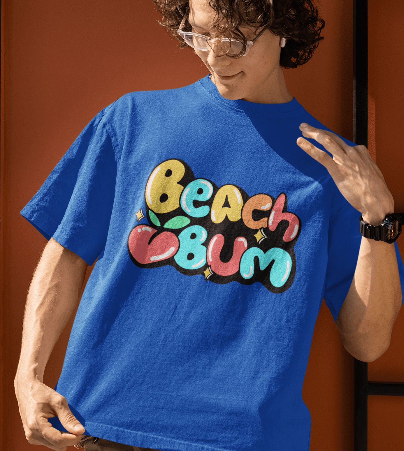 Beach Bum Oversized T-shirts- Unisex - Cute Stuff India