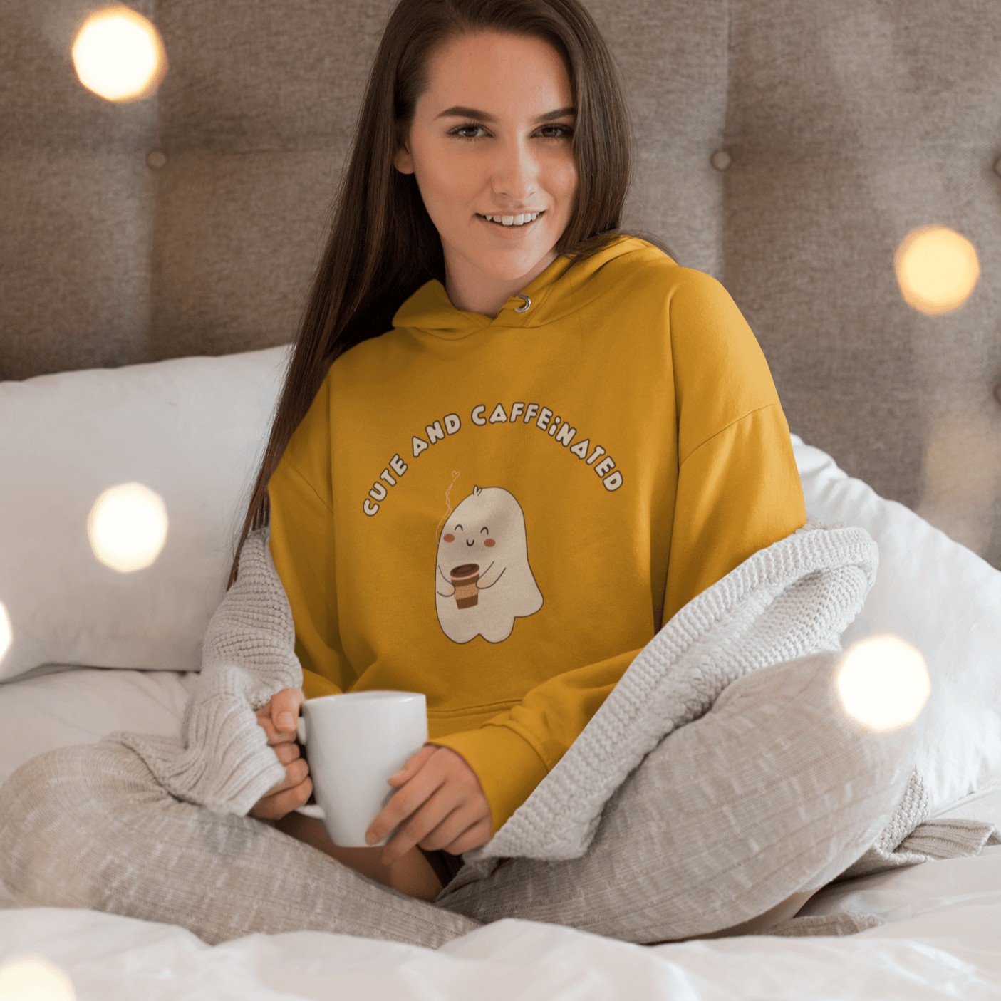 Cute and Caffeinated Unisex Hoodies Light Weight Cute Stuff Co