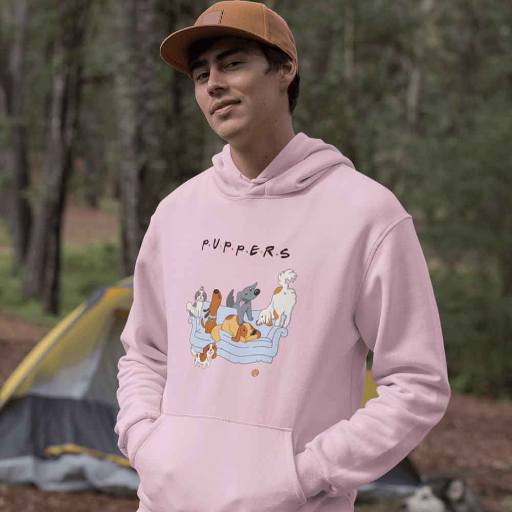 Puppers Hoodies- Pastel Charmers - Unisex - Cute Stuff India