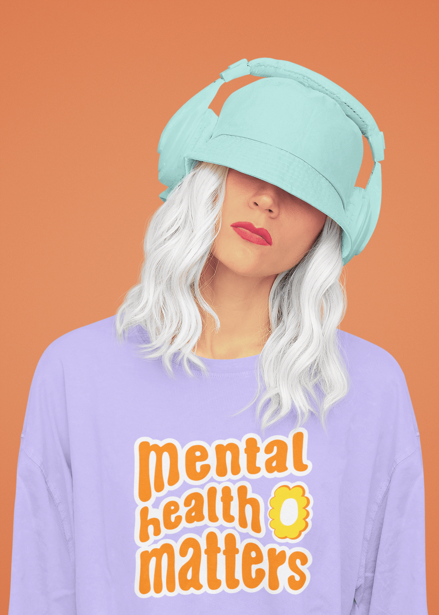 Mental Health Matters Unisex Oversized T-shirts 🌻 - Cute Stuff India