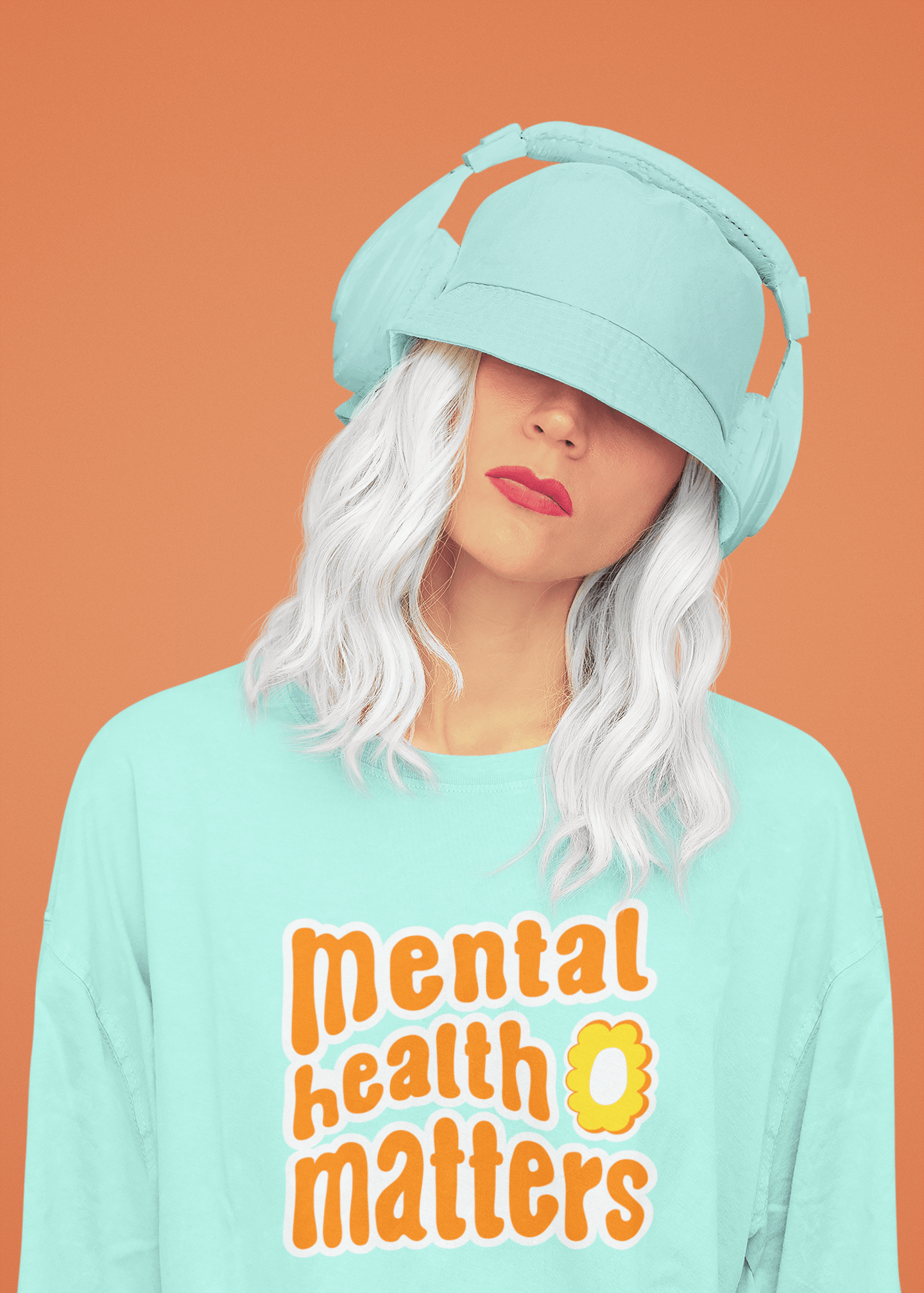 Mental Health Matters Unisex Oversized T-shirts 🌻 - Cute Stuff India