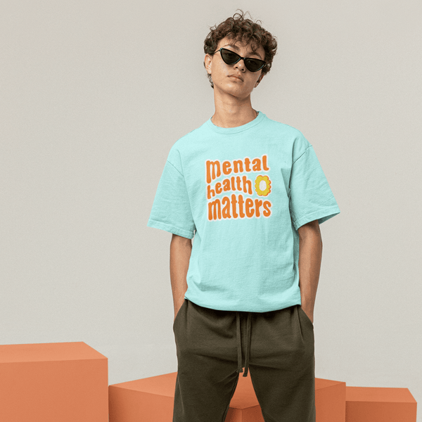 Mental Health Matters Unisex Oversized T-shirts - Cute Stuff India