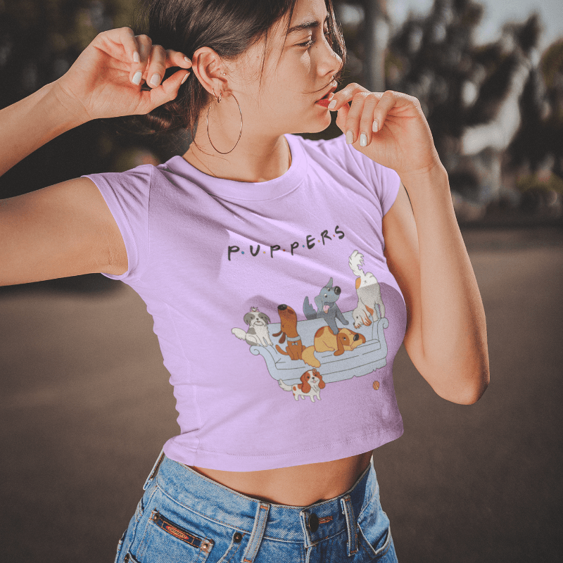 Cute crop tees hotsell