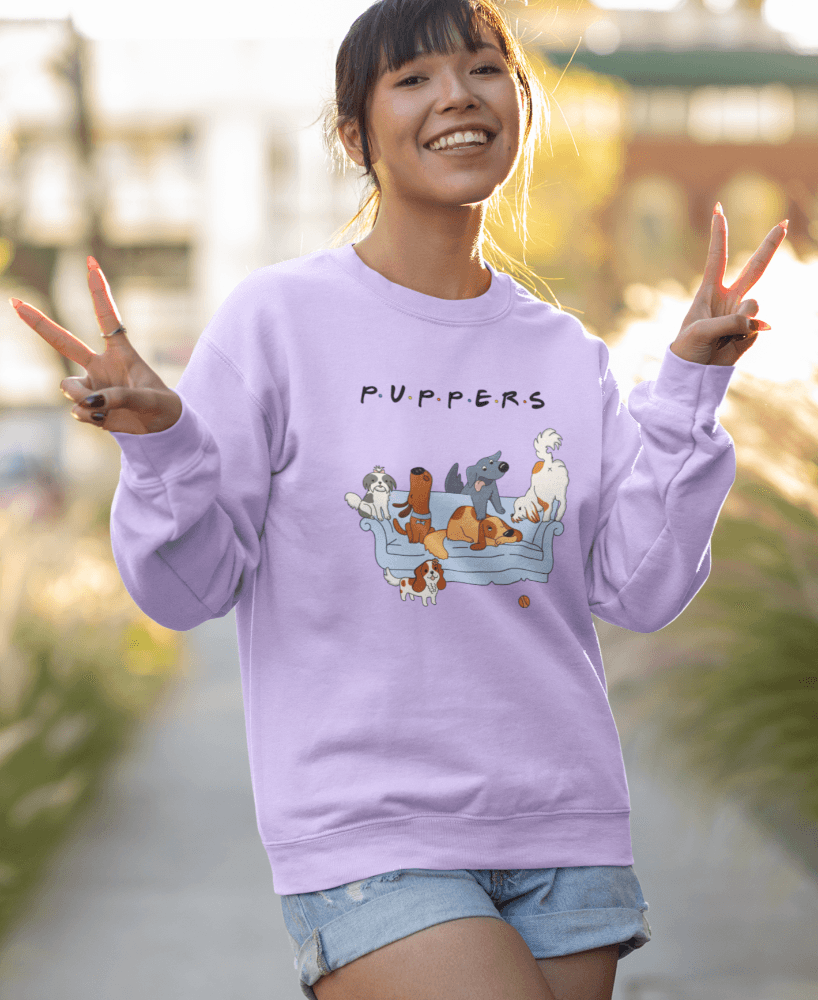 Puppers Sweatshirt- Unisex - Cute Stuff India