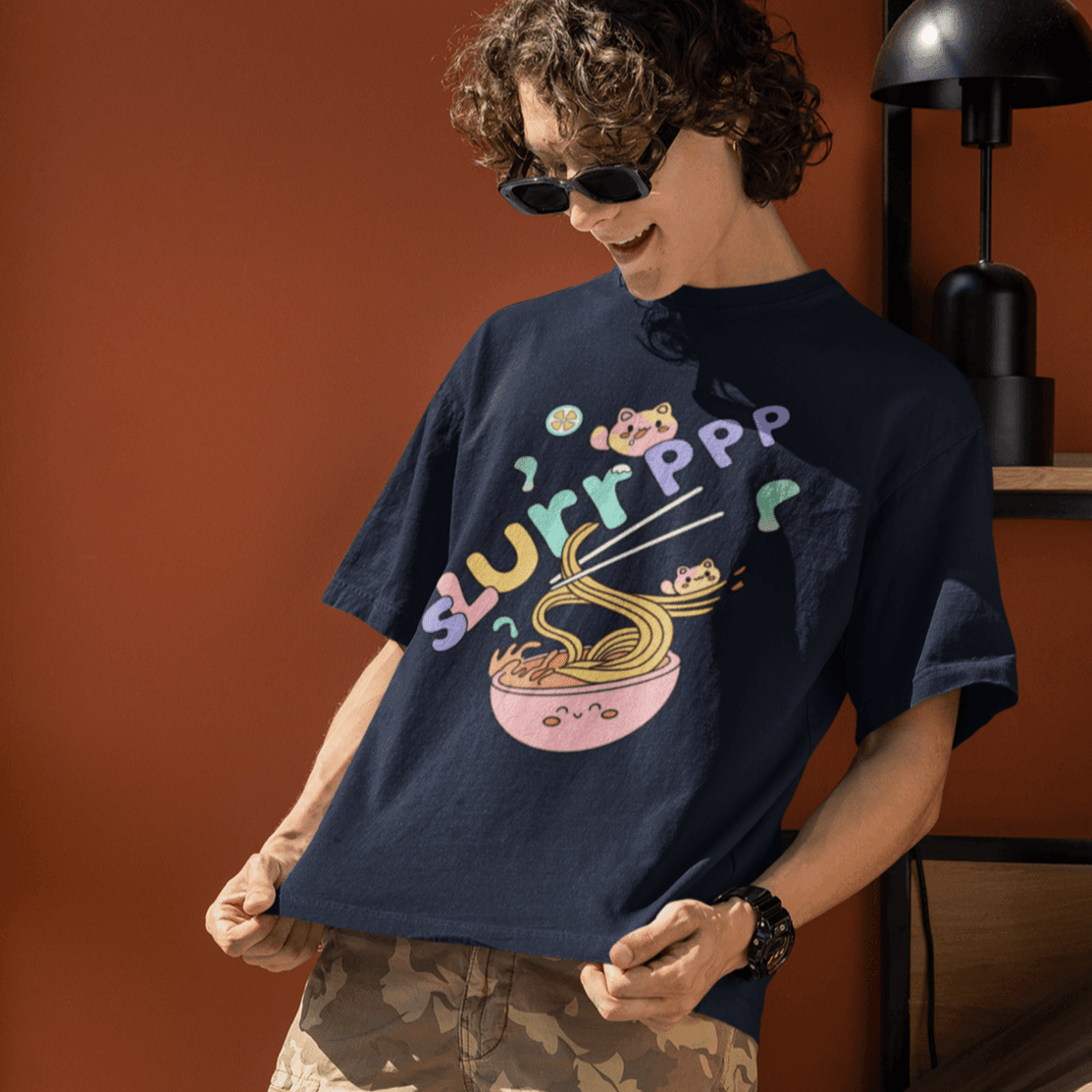 Slurp Oversized T-shirt - Unisex - Cute Stuff India