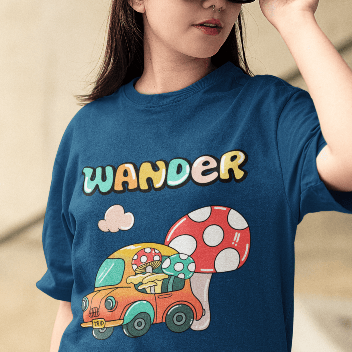 Wander Unisex Oversized T-shirts - Cute Stuff India