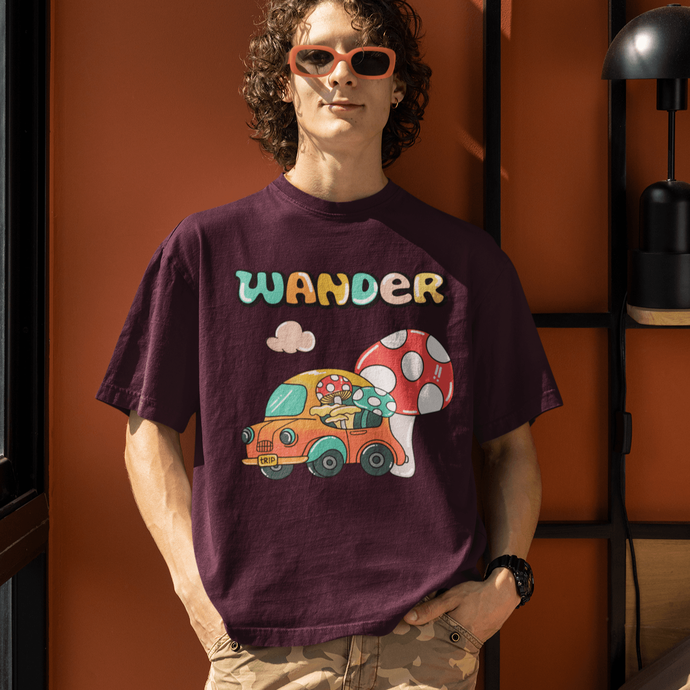 Wander Unisex Oversized T-shirts - Cute Stuff India