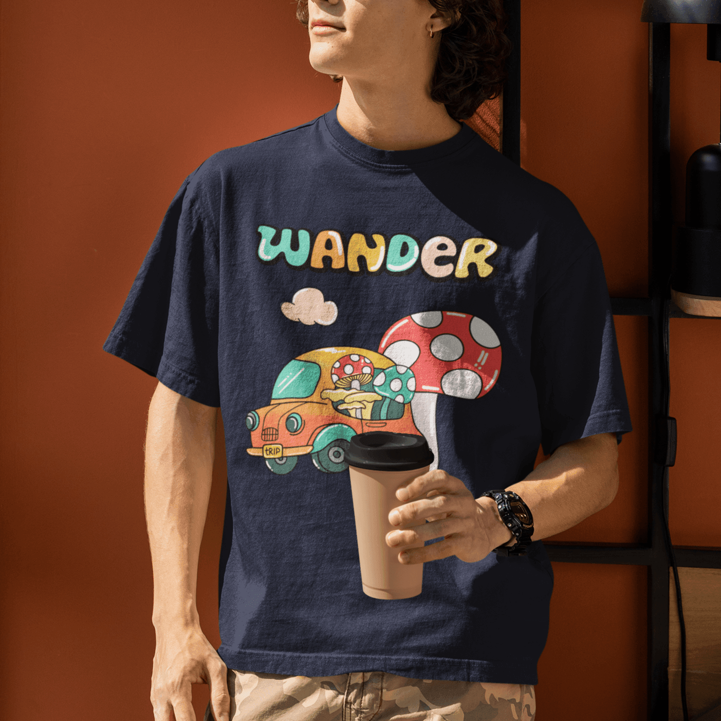 Wander Oversized T-shirts- Unisex - Cute Stuff India